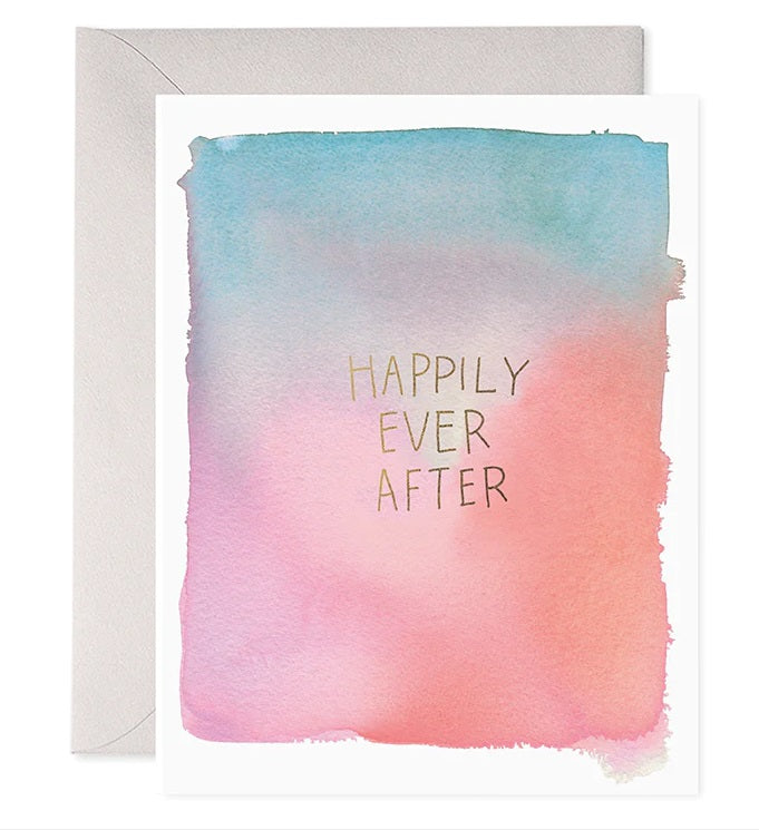Happily Ever After Wedding Card