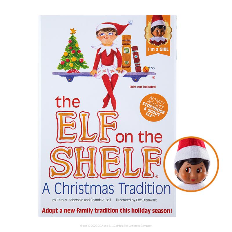 Dark Skinned Girl Elf and English Book