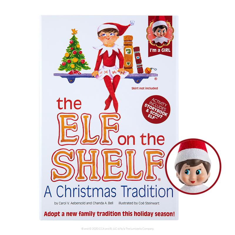 Light Skinned Girl Elf and English Book