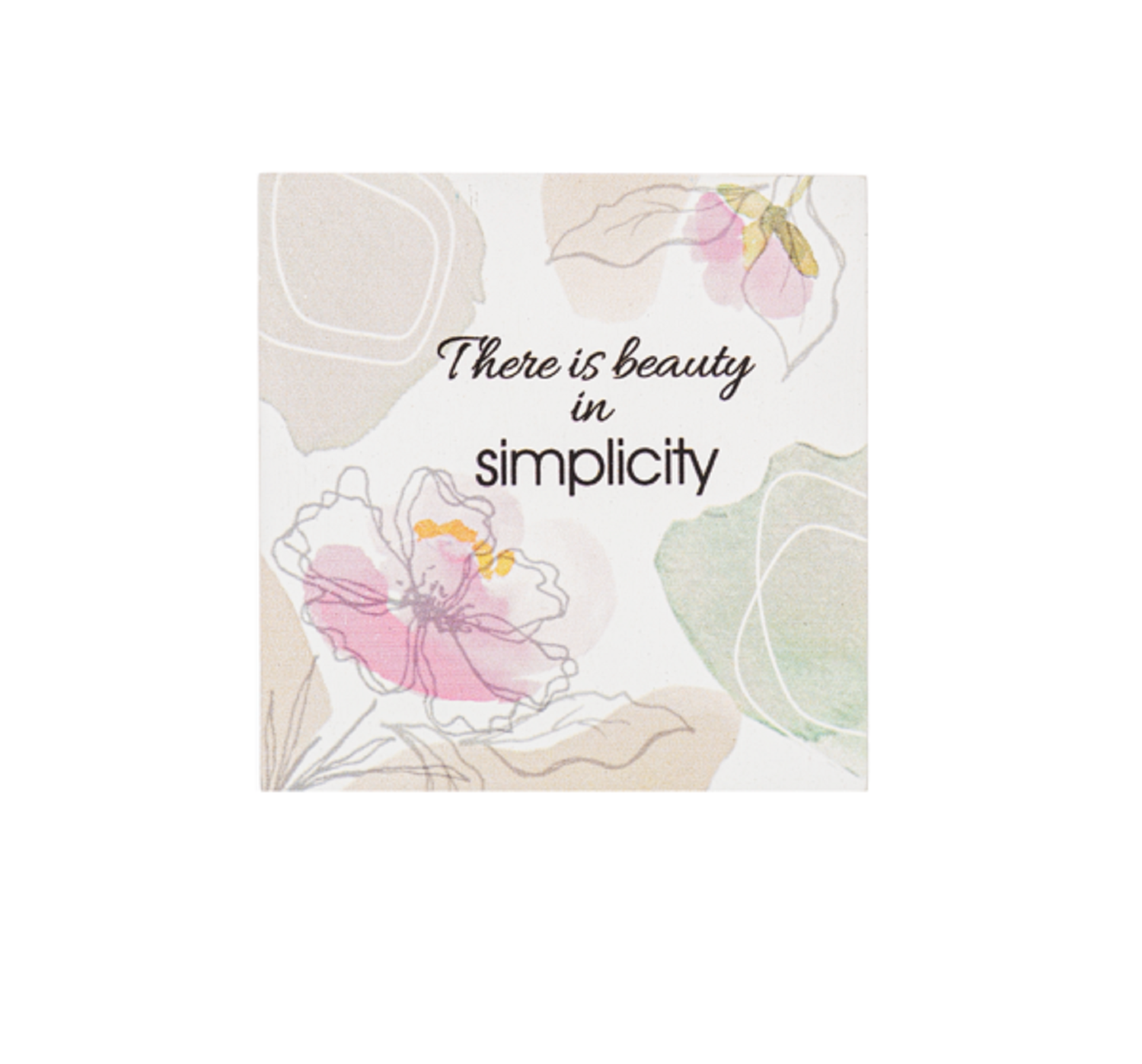 Beauty in Simplicity Mini Block Sign
