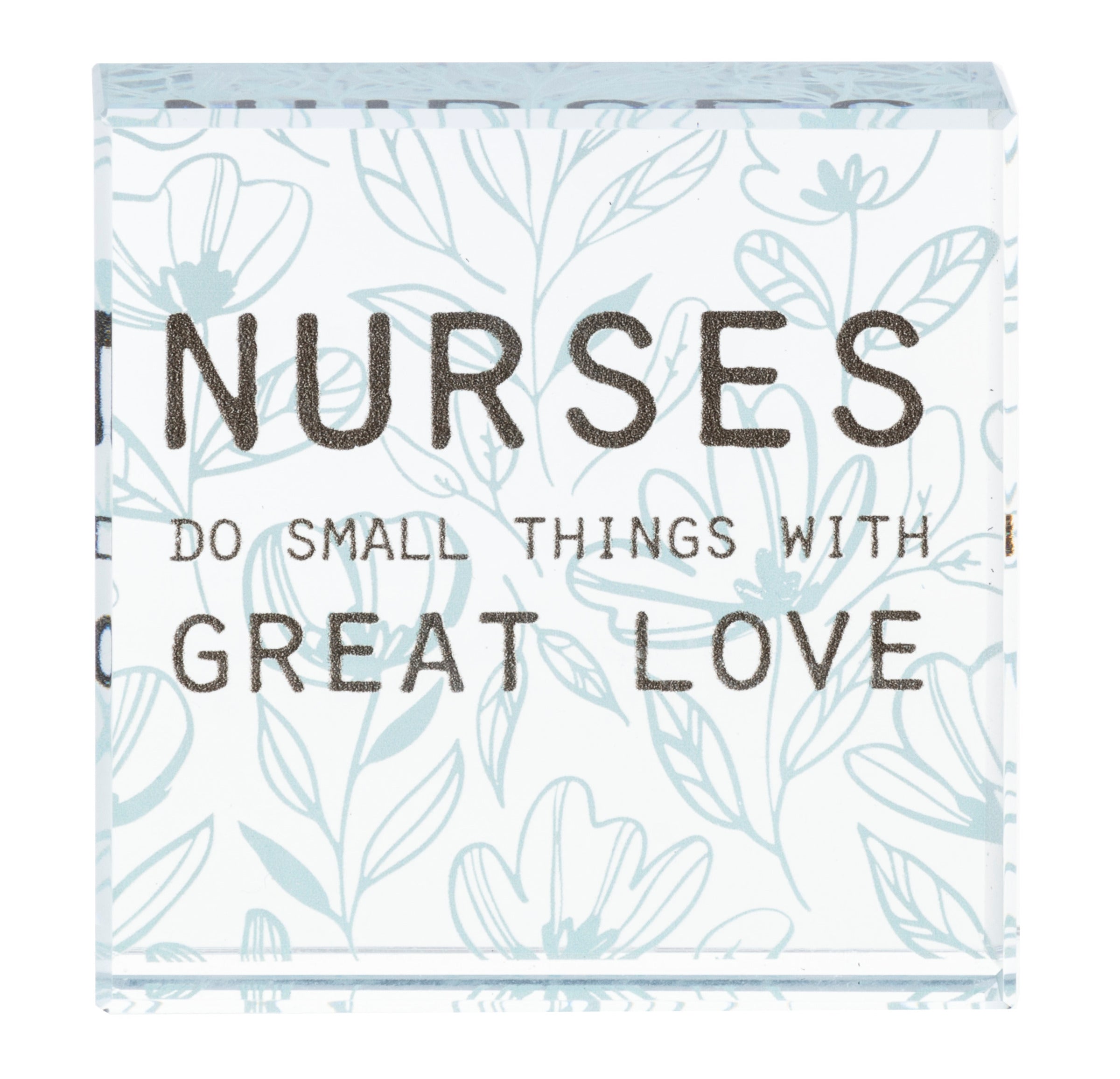 Nurse Glass Block Talk