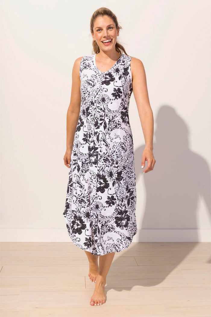 Peruvian Cotton Summer Party Dress | 50% Off