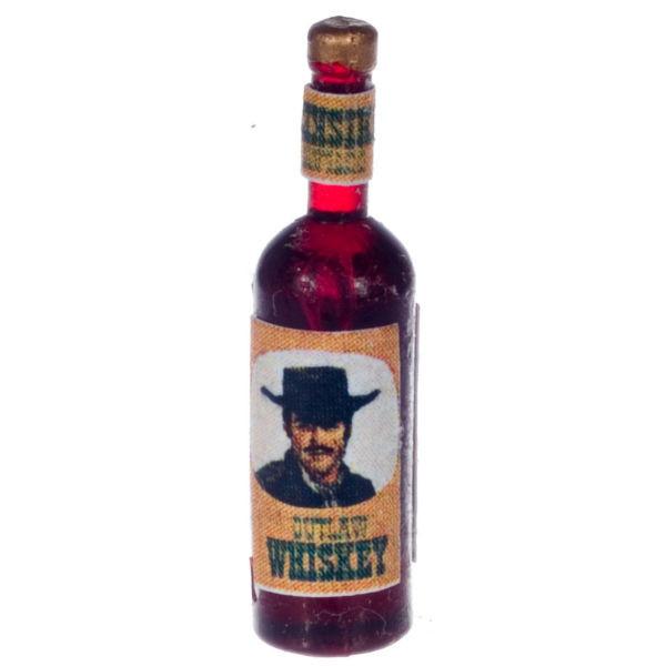 Bottle of Dollhouse Miniature Whiskey