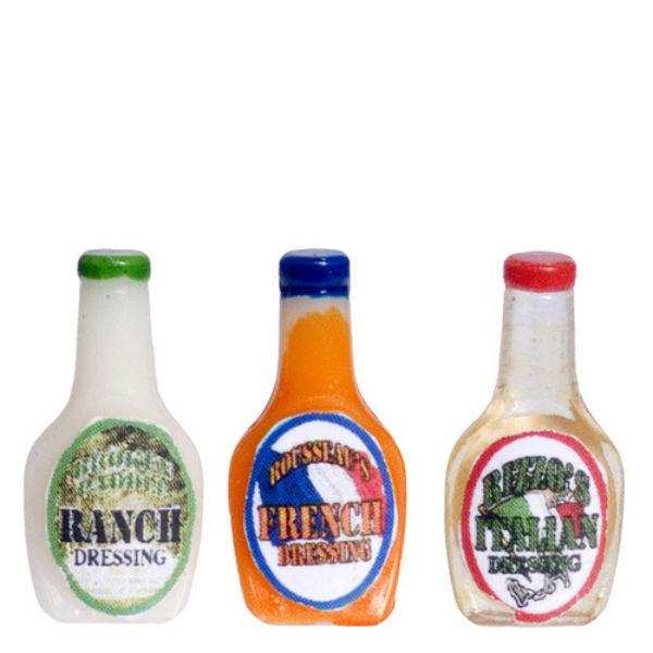 Dollhouse Miniature Salad Dressings
