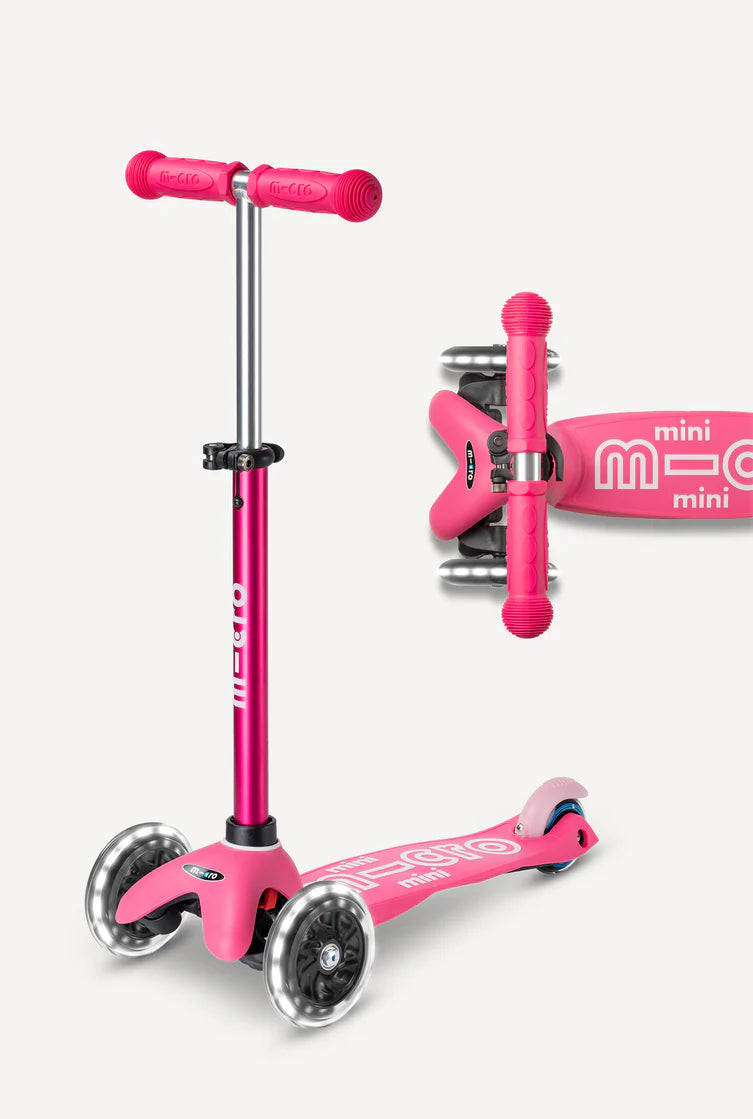 Micro Mini Deluxe LED Scooter - Pink - Ages 2-5
