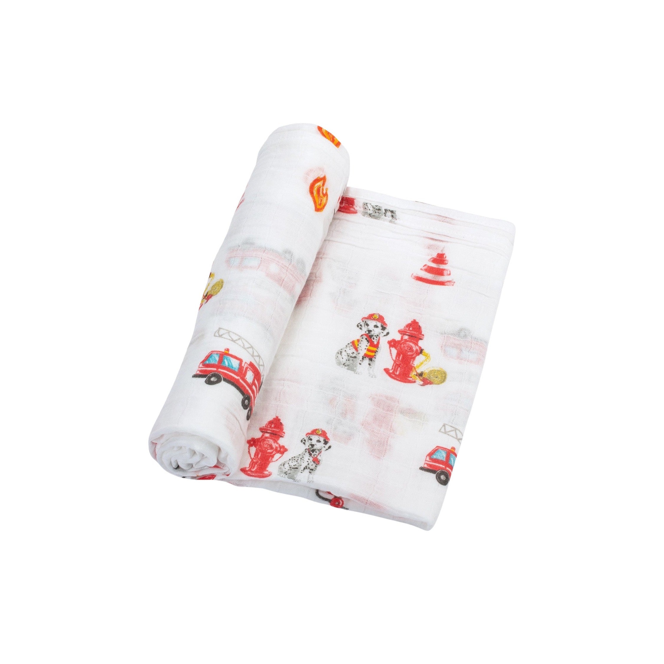 Fireman Print  Muslin Swaddle