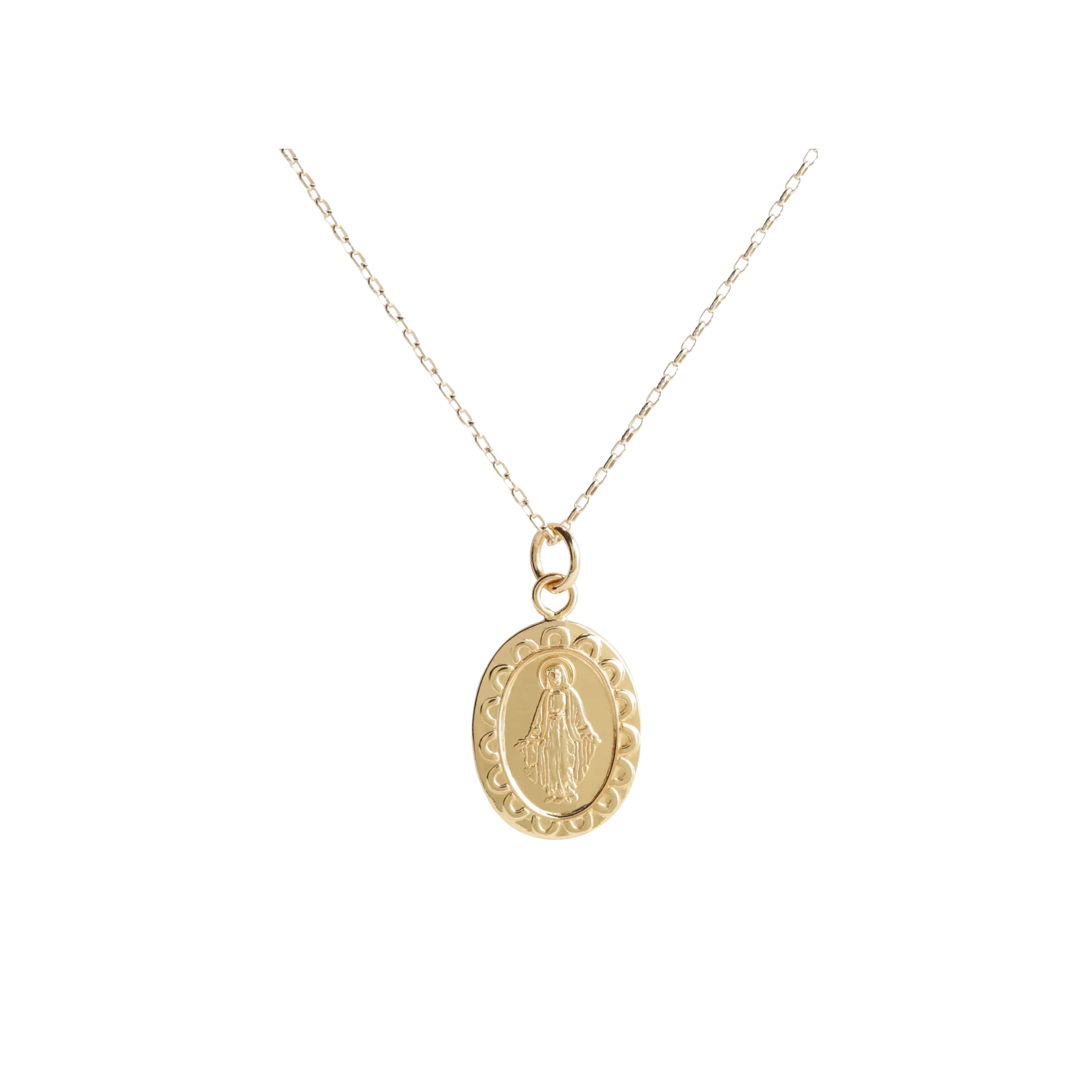 First Communion Gold Plated Miraculous Medal