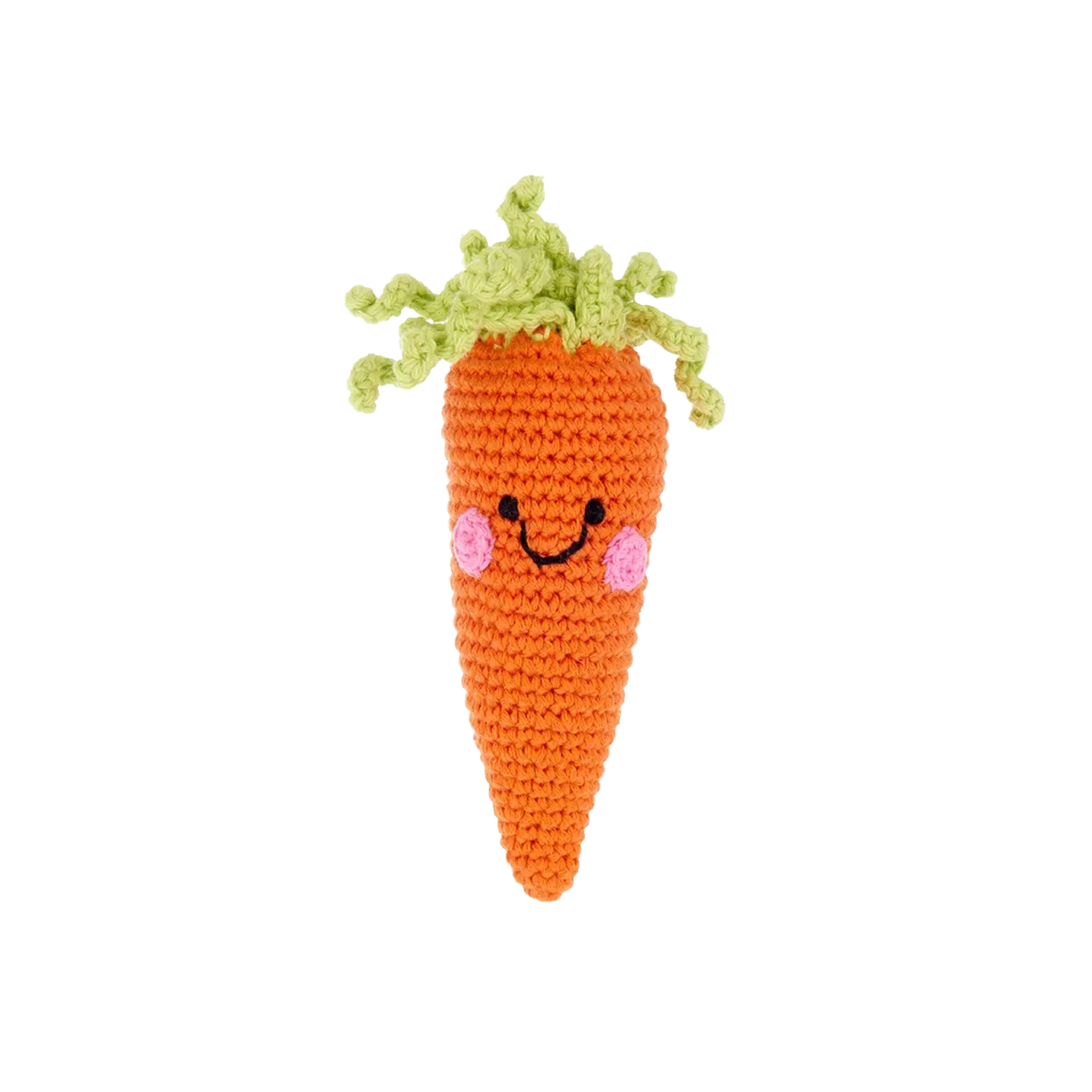 Friendly Carrot Rattle