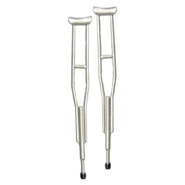 Dollhouse Miniature Crutches