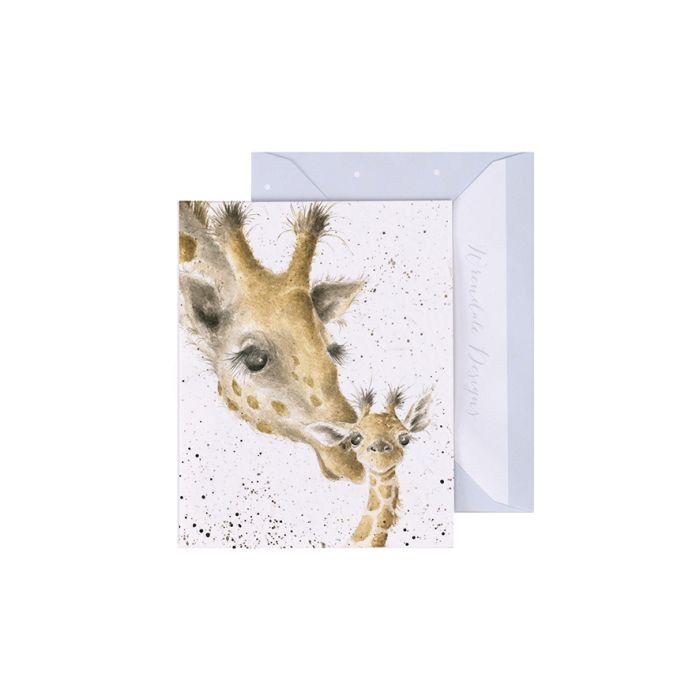 First Kiss' Giraffe Enclosure Card