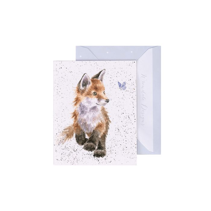 Born to be Wild' Fox Enclosure Card