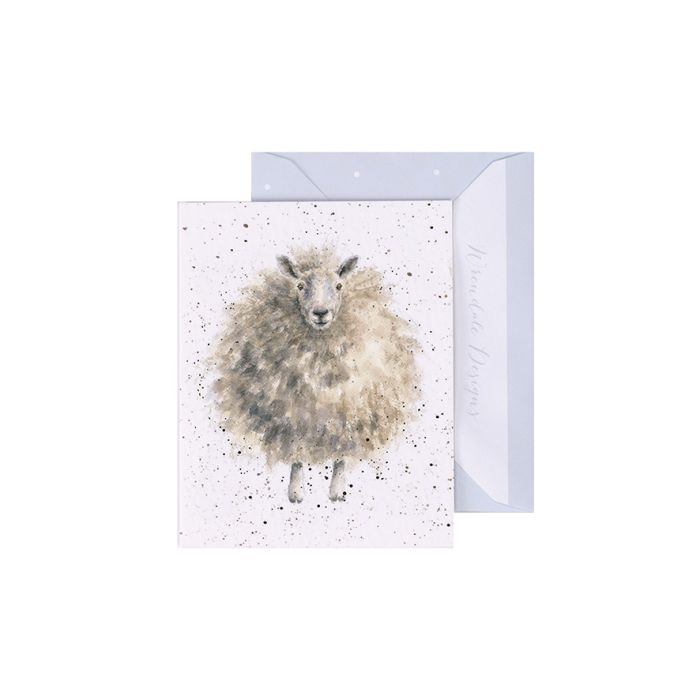 The Woolly Jumper' Sheep Enclosure Card