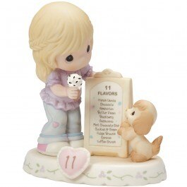 Precious Moments Age 11 Girl Figurine - Blonde