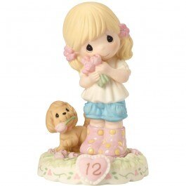 Precious Moments Age 12 Girl Figurine - Blonde