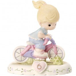 Precious Moments Age 6 Girl Figurine - Blonde
