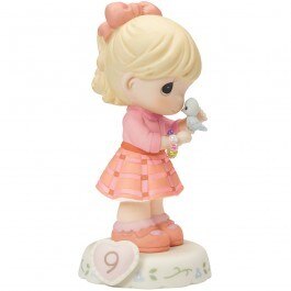 Precious Moments Age 9 Girl Figurine - Blonde