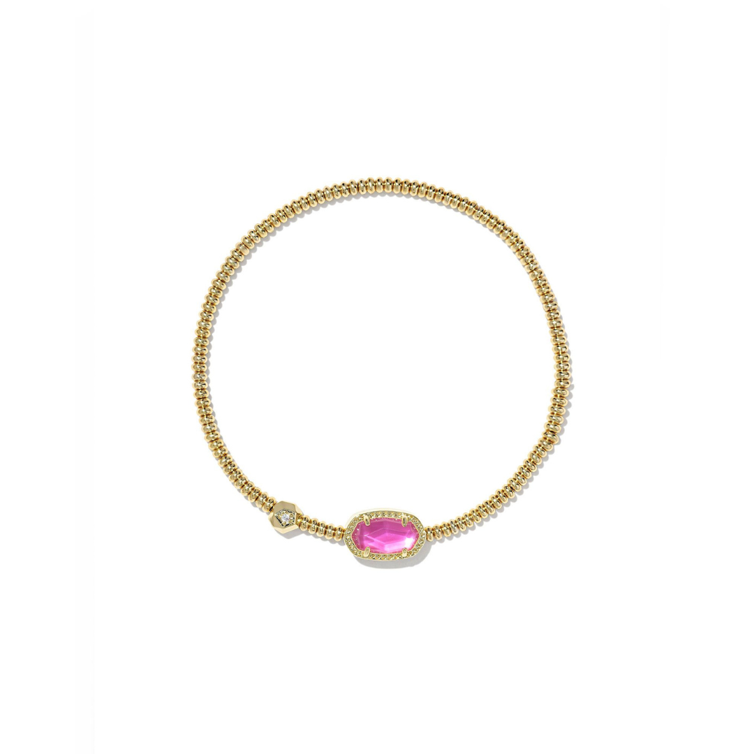 Kendra Scott Grayson Gold Stretch Bracelet in Azalea Illusion