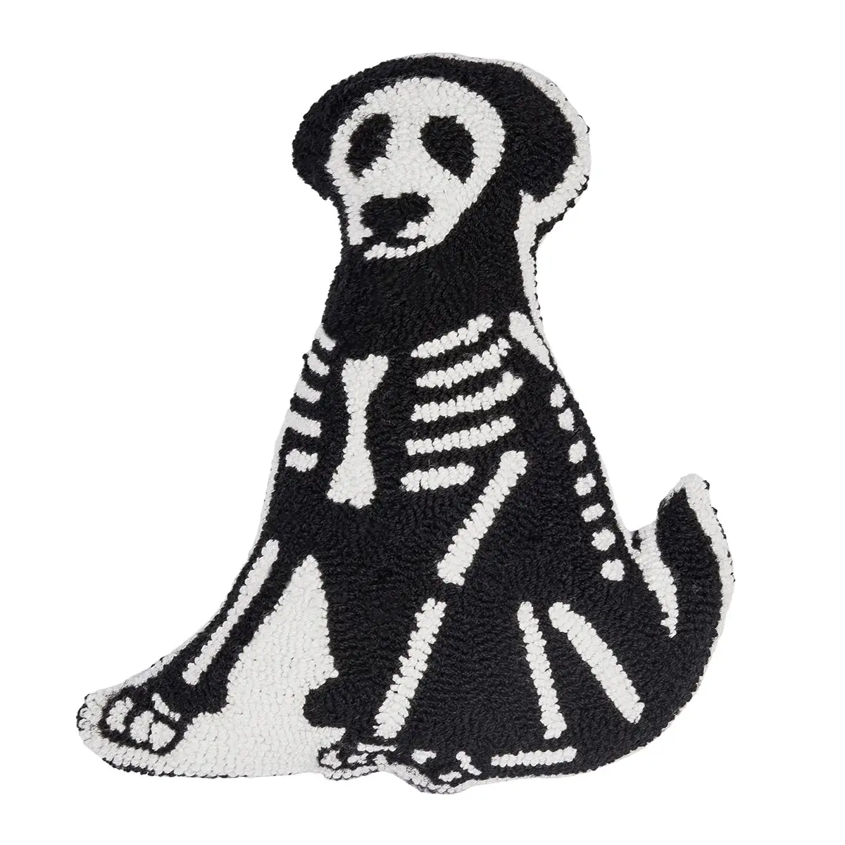 Halloween Dog Skeleton Pillow