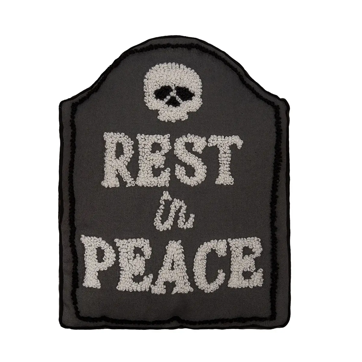 Rest in Peace Tombstone Accent Pillow
