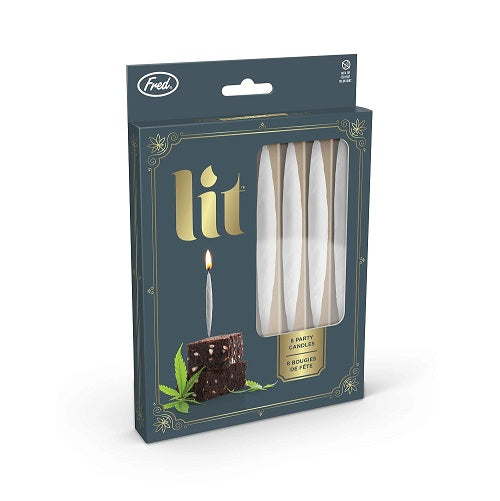 Lit Candles / Set of 8