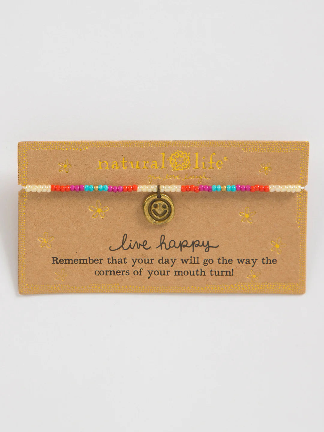 Live Happy Giving Beaded Bracelet