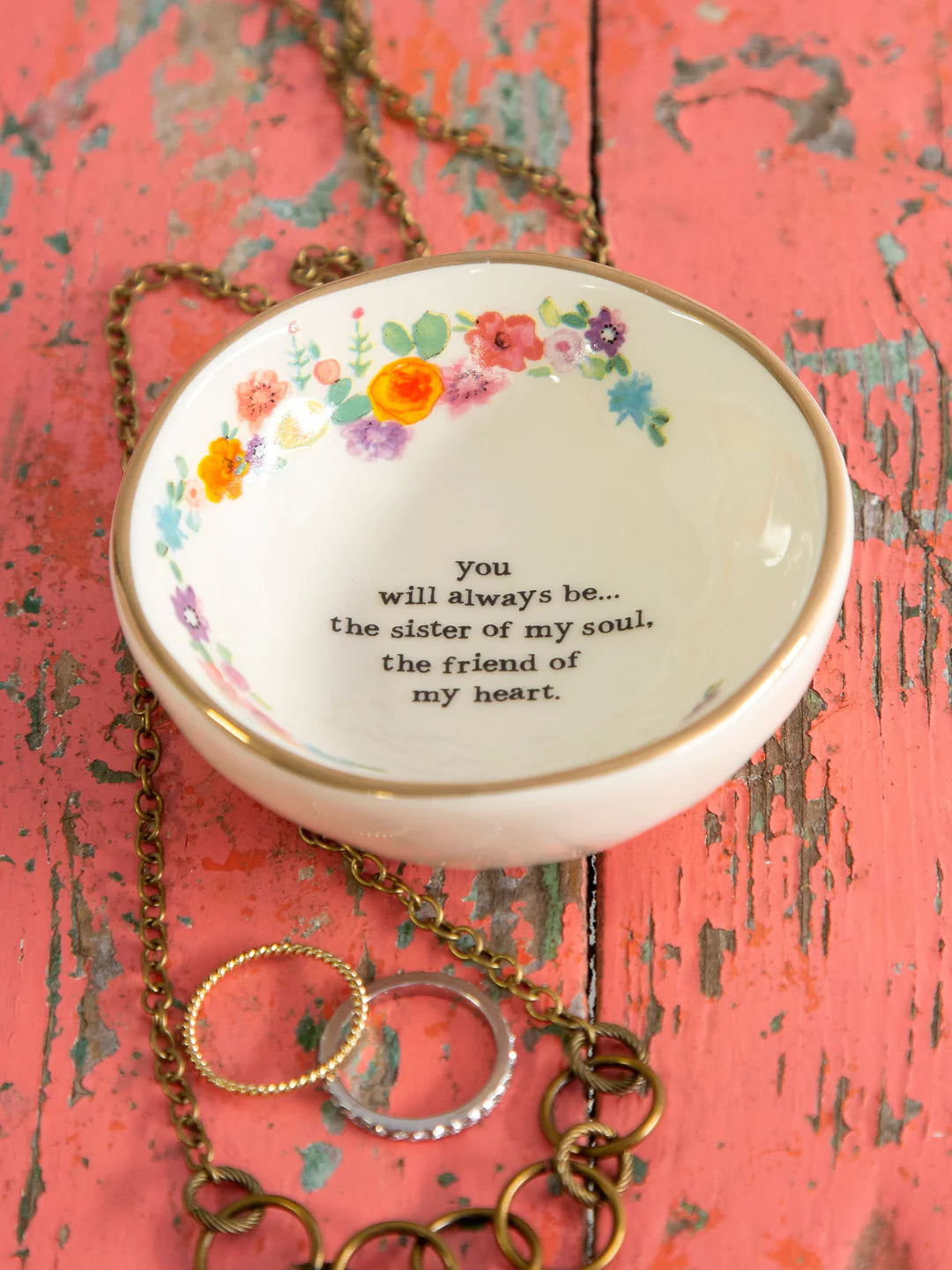 Sister of My Soul Ceramic Giving Trinket Bowl