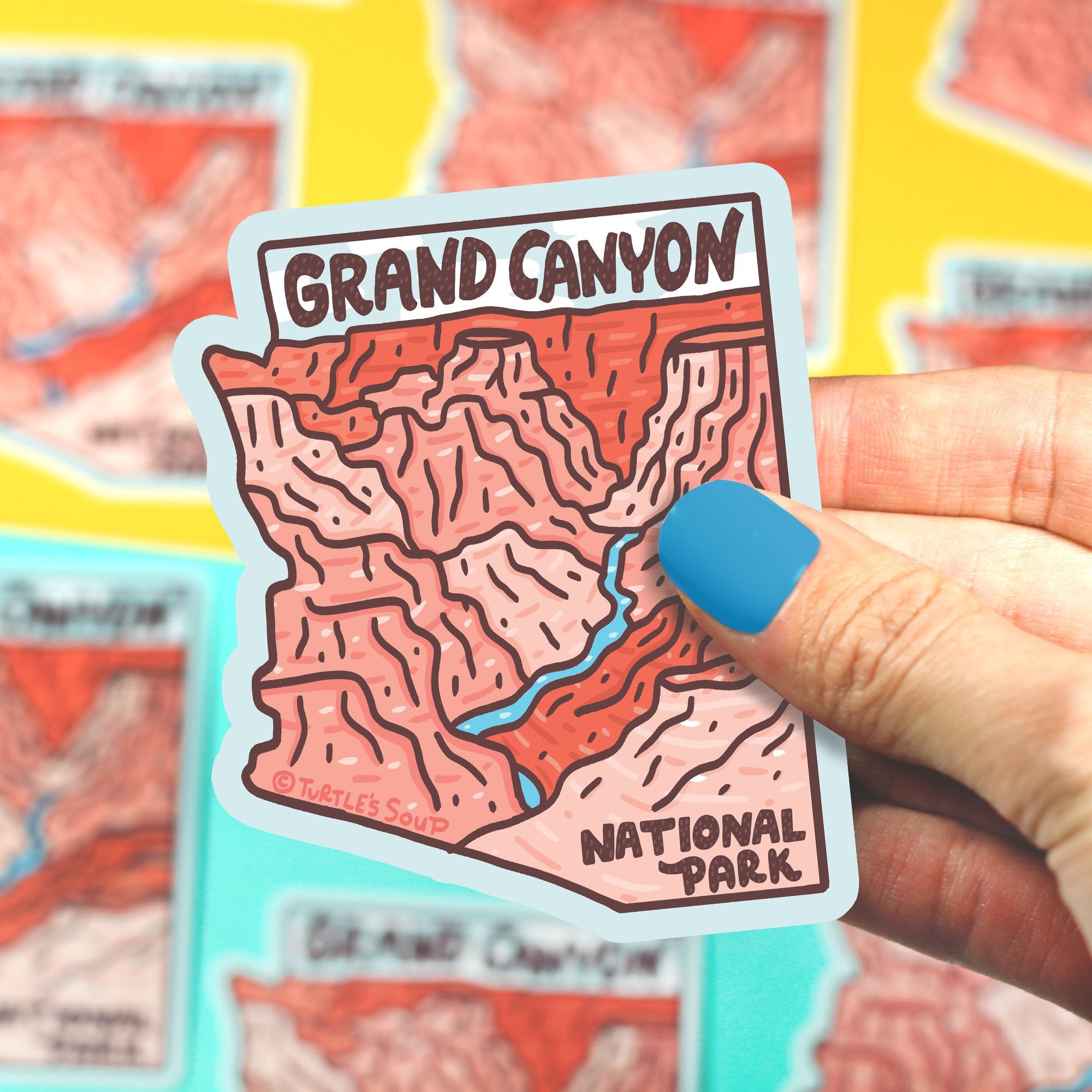 Arizona Grand Canyon National Park Vinyl Sticker