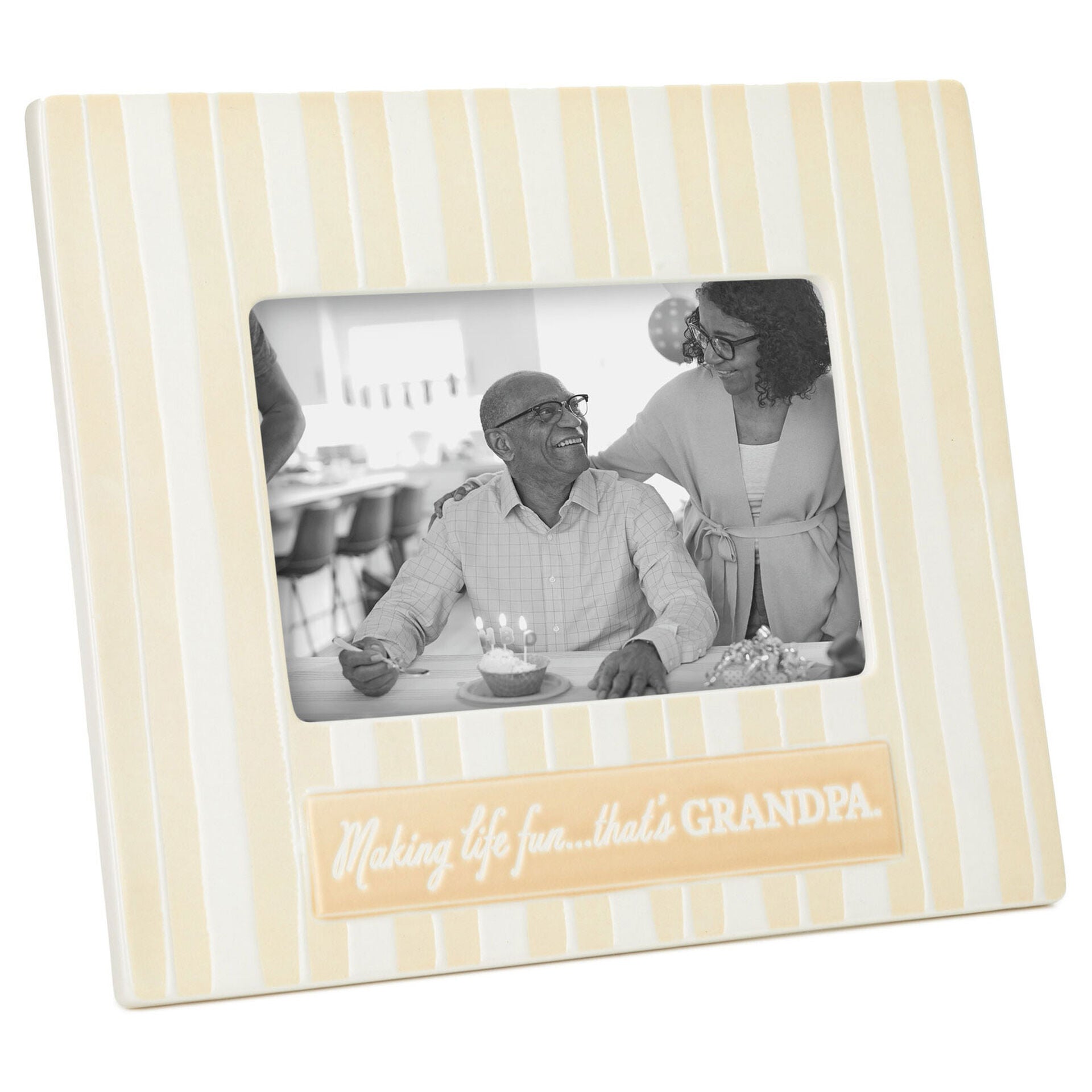 Grandpa Makes Life Fun Picture Frame