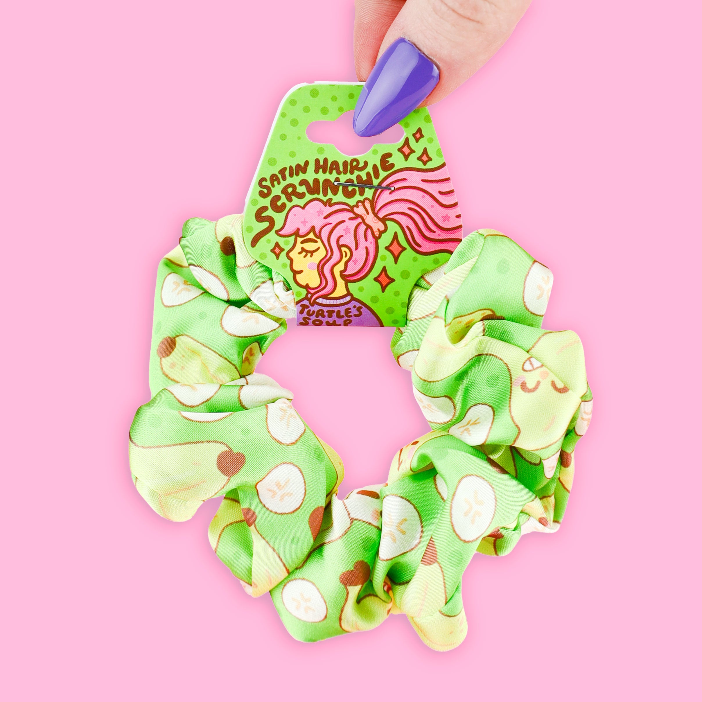 Banana Hair Scrunchie