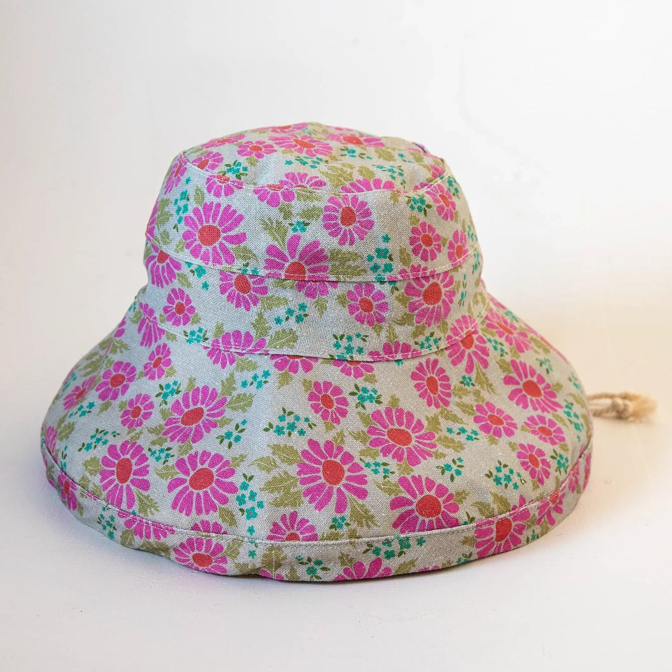 Pink Floral Sunny Day Bucket Hat