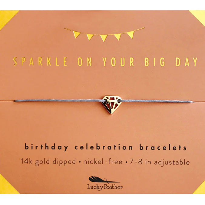 Birthday Celebration Bracelet - Sparkly Birthday