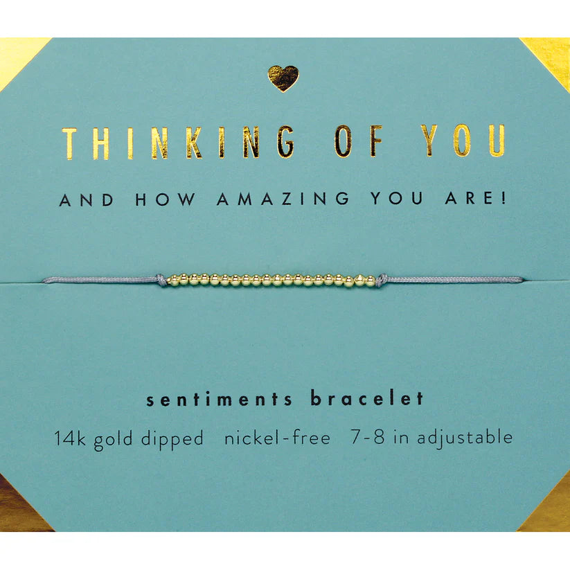Sentiments Bracelet - Thinking of You