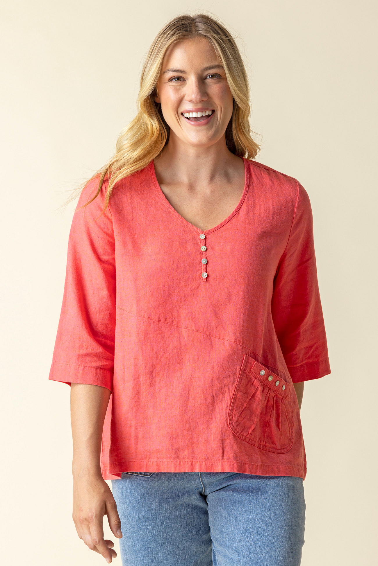 Vista Linen Pullover | 50% Off