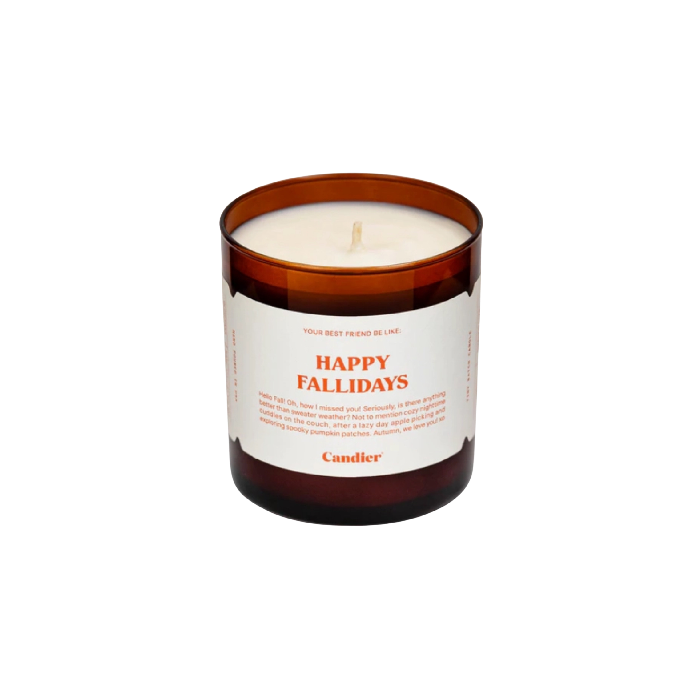 Happy Fallidays Candle