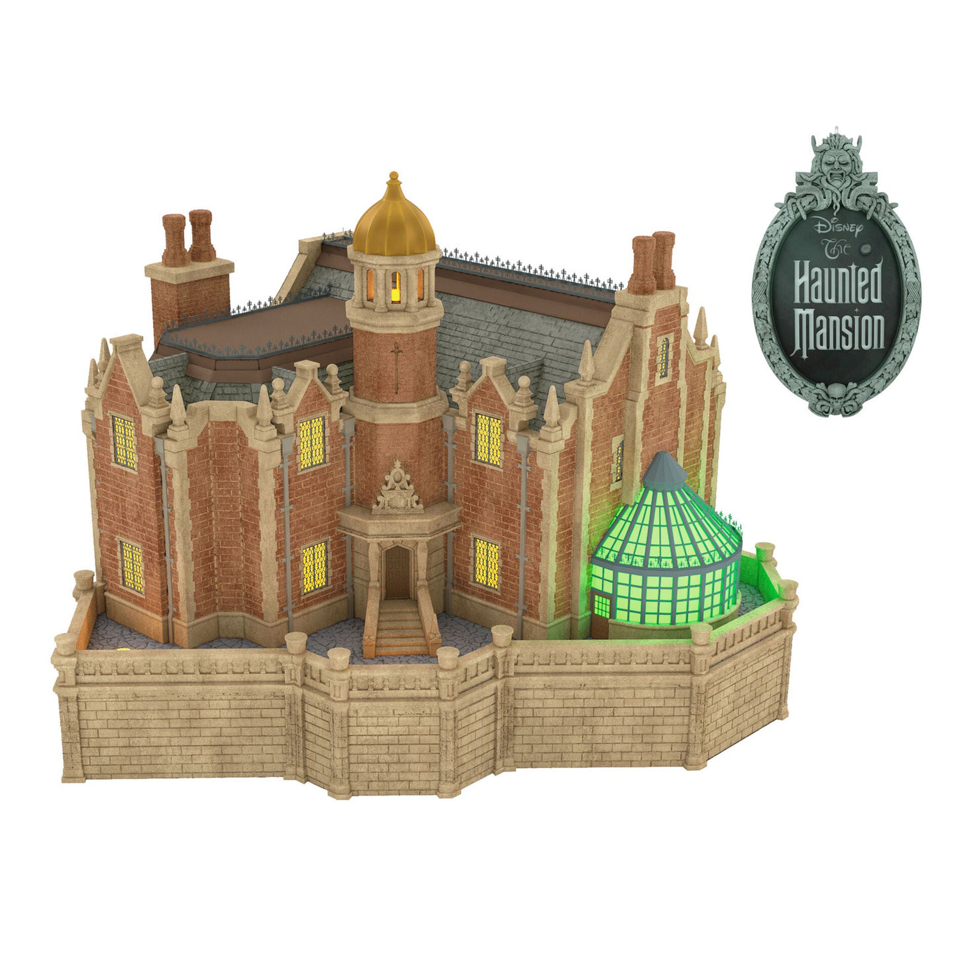 Disney The Haunted Mansion Collection Musical Christmas Tree Topper With Light