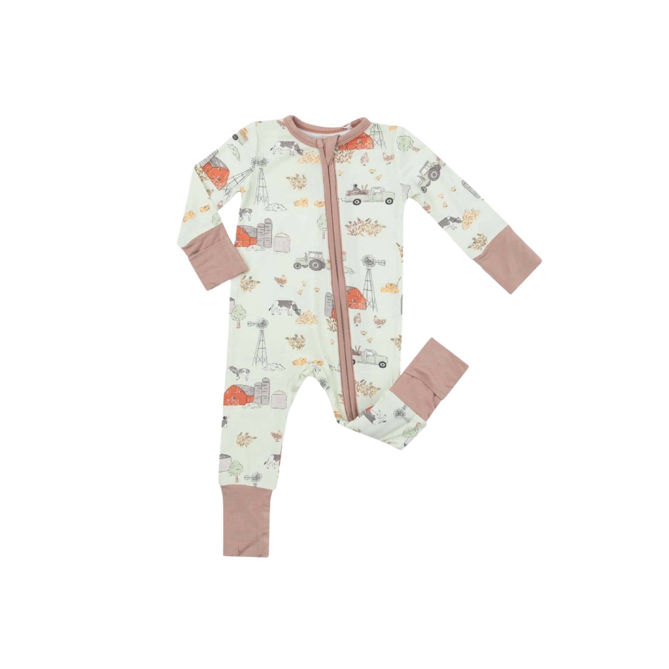 Hay Farmer 2 Way Zipper Romper