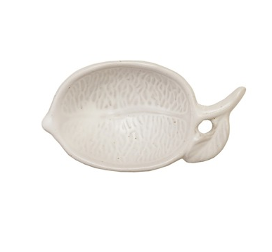 Stoneware Lemon Shaped Bowl