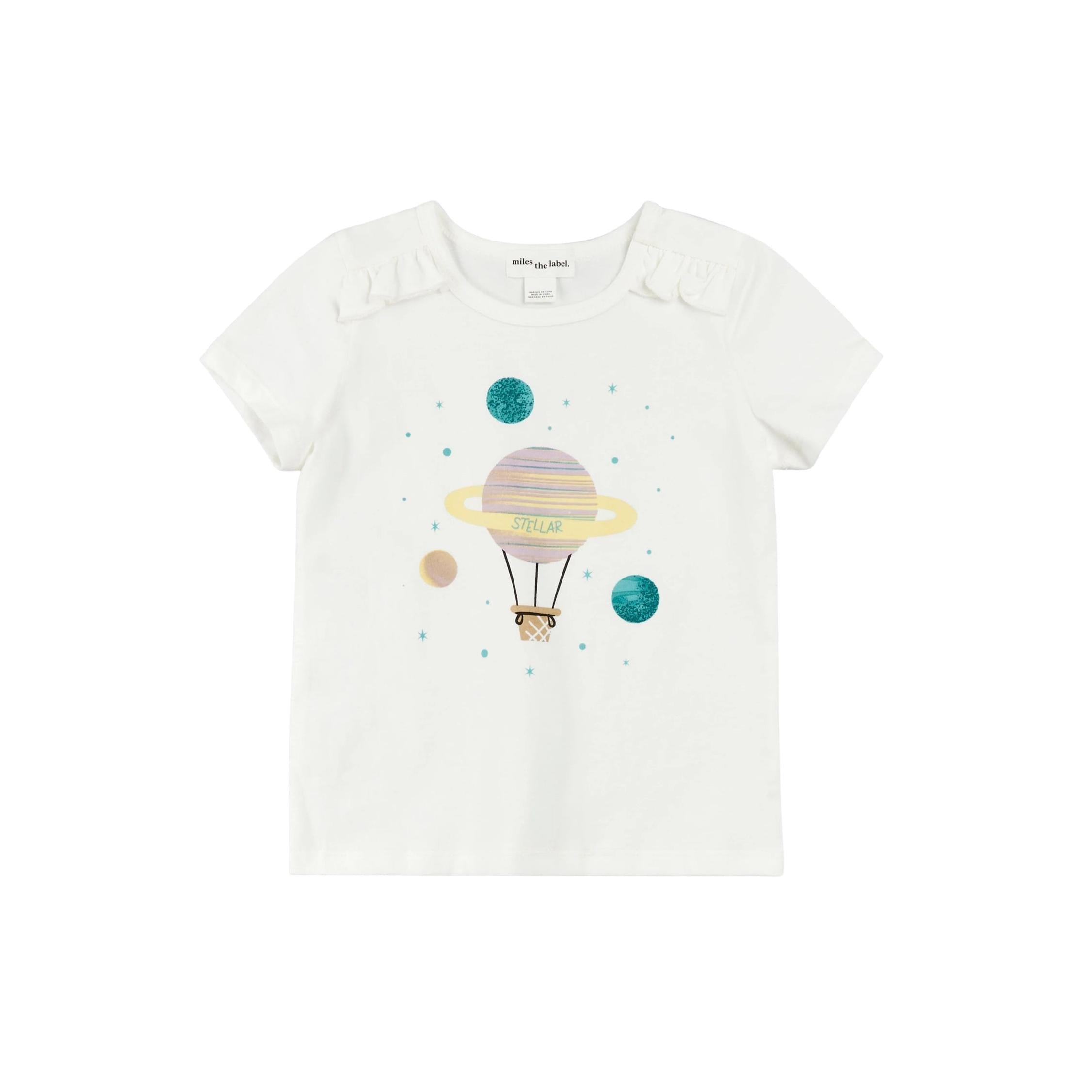 Hot-Air Balloon Print T-Shirt