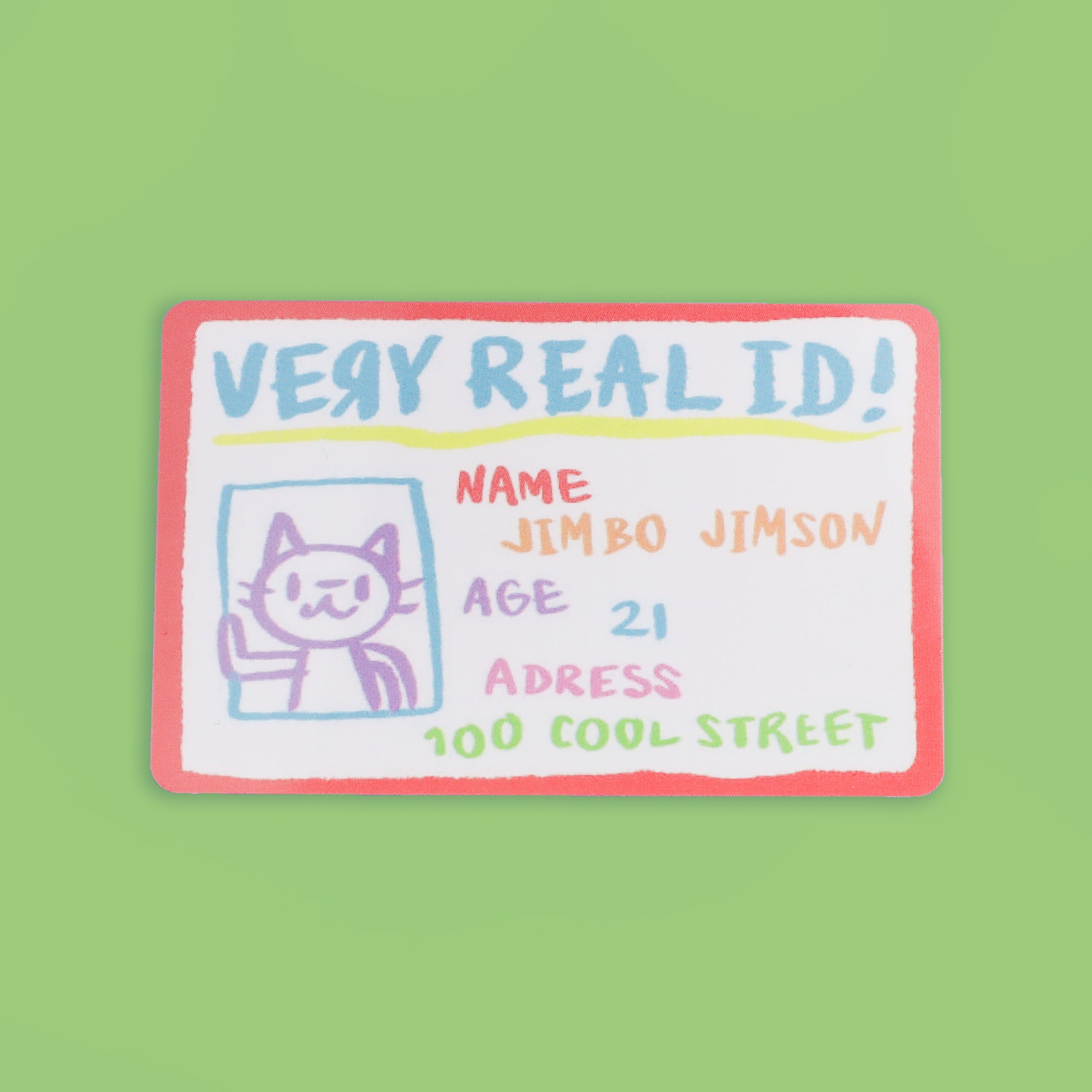 Very Fake Drivers License
