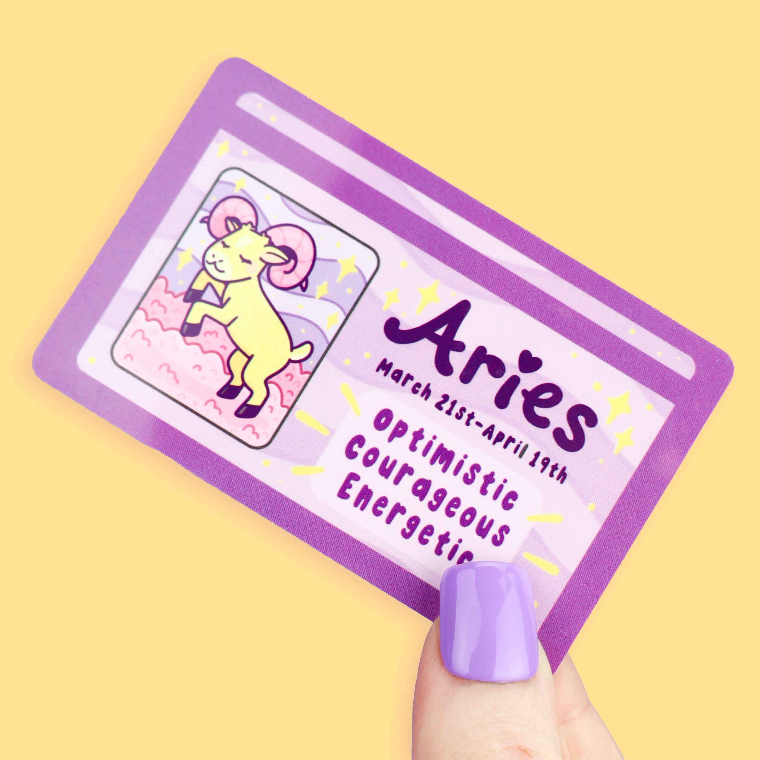 Aries Zodiac Fake Drivers License