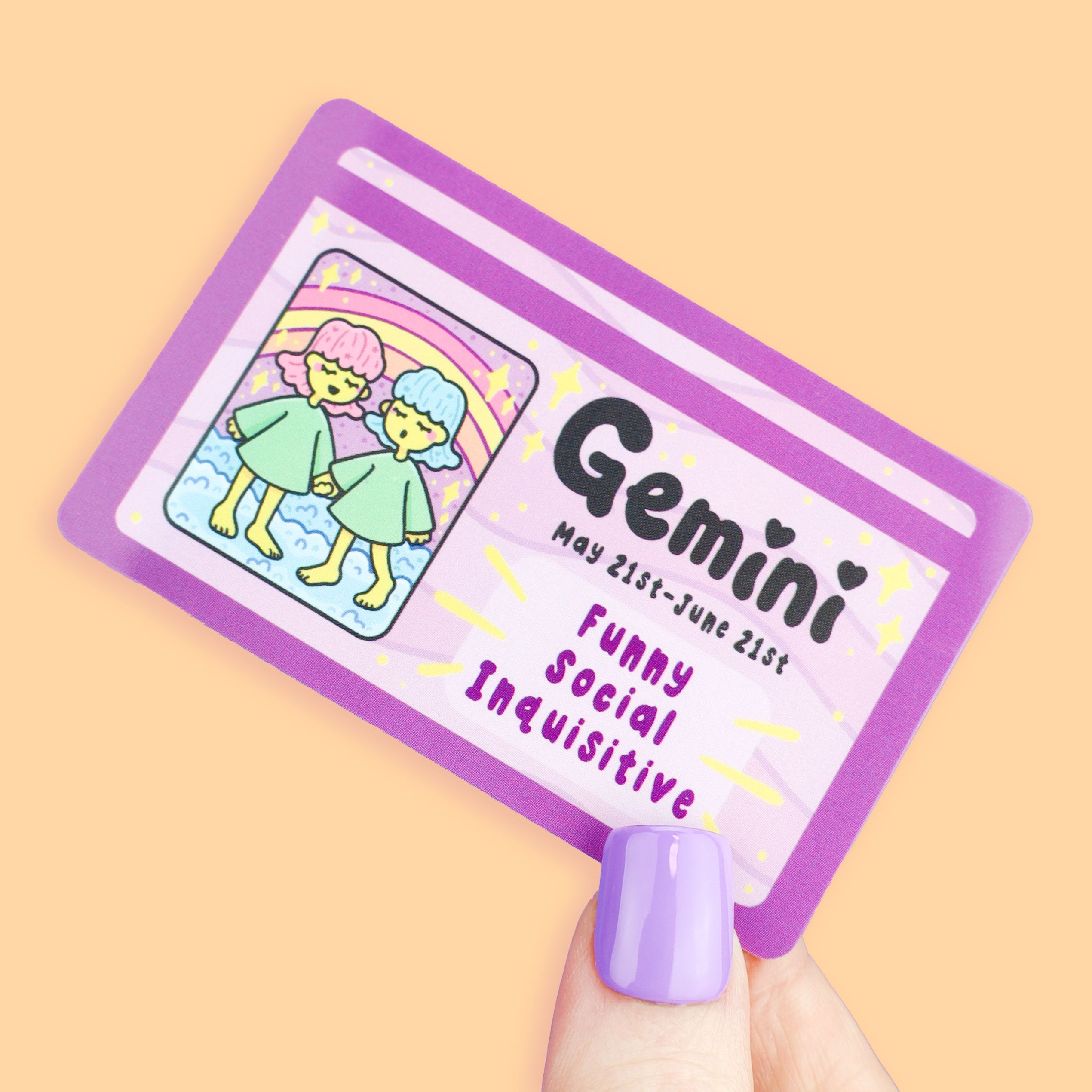 Gemini Zodiac Fake Drivers License