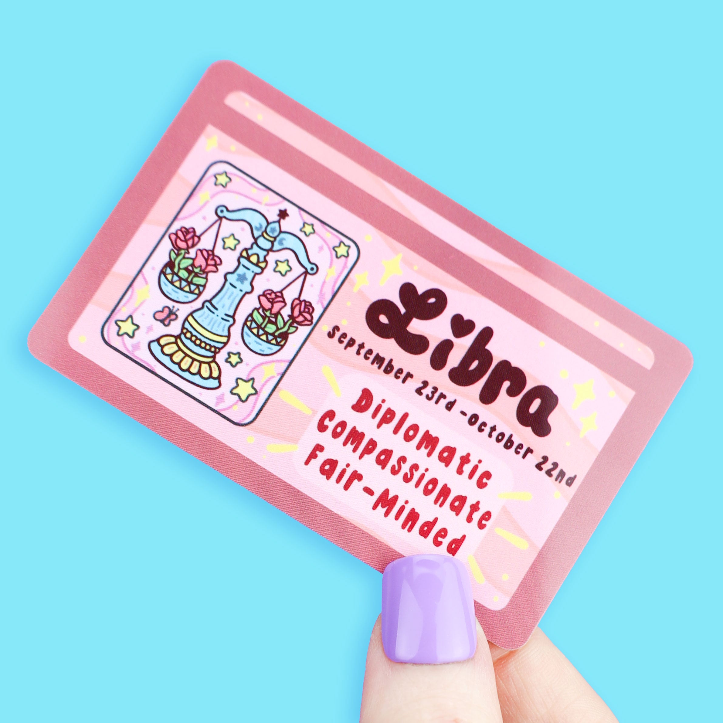 Libra Zodiac Fake Drivers License