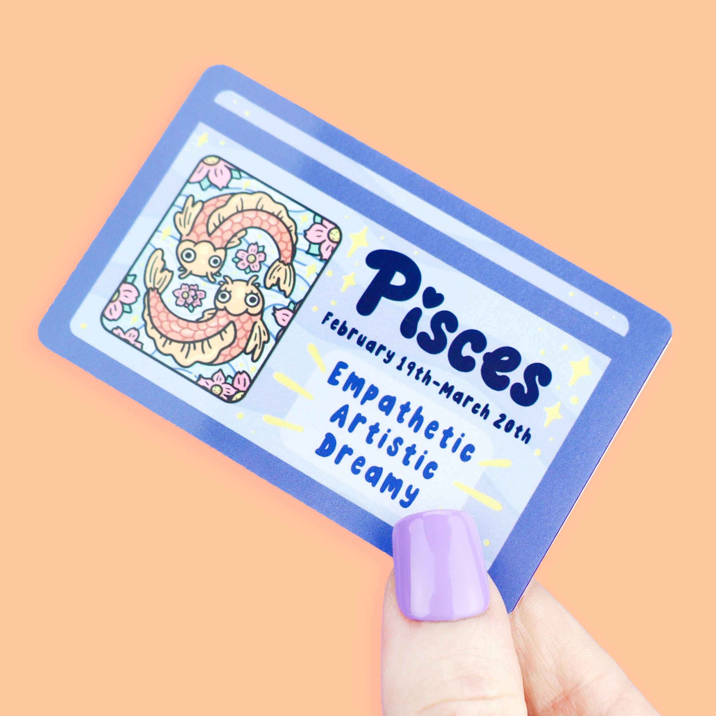Pisces Zodiac Fake Drivers License