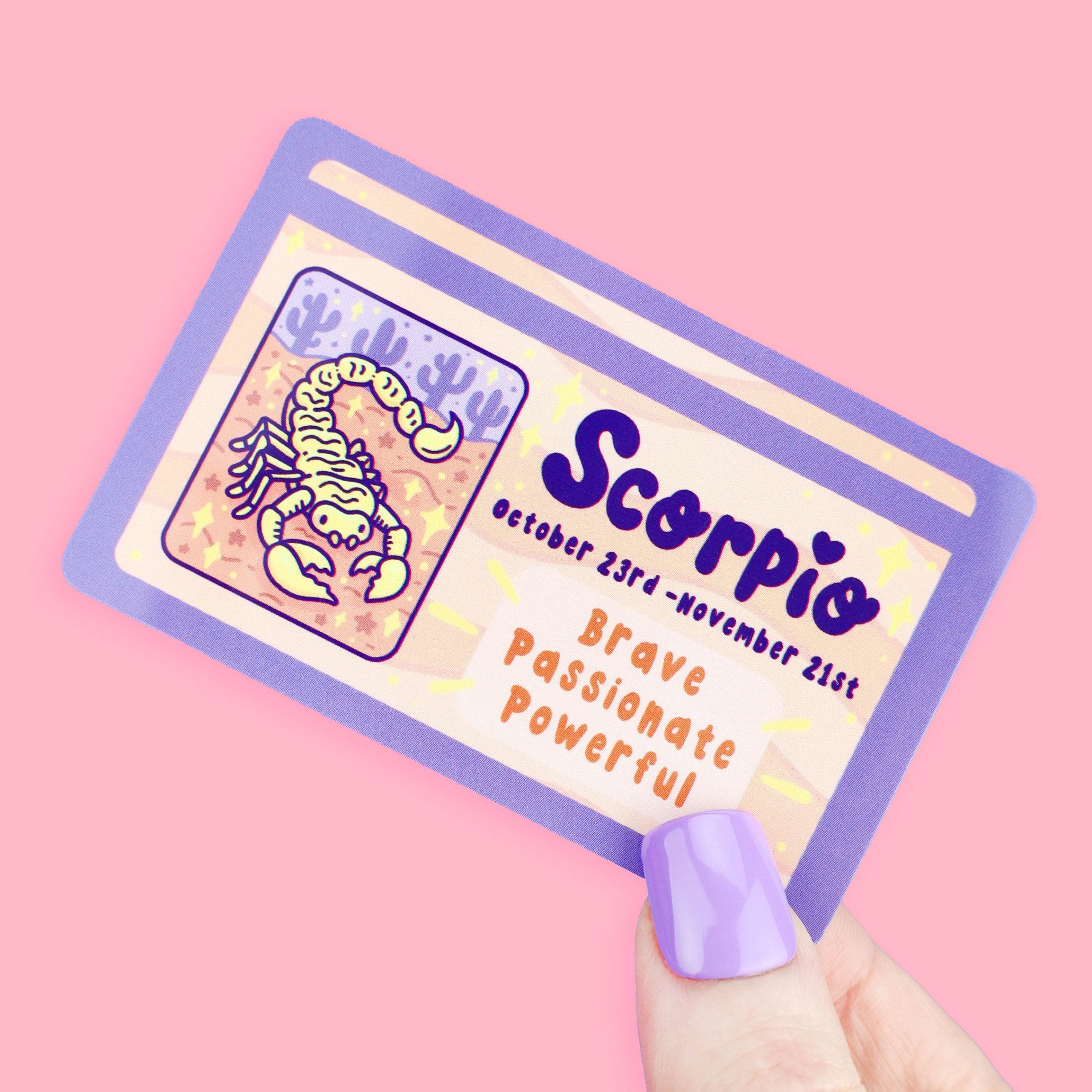 Scorpio Zodiac Fake Drivers License