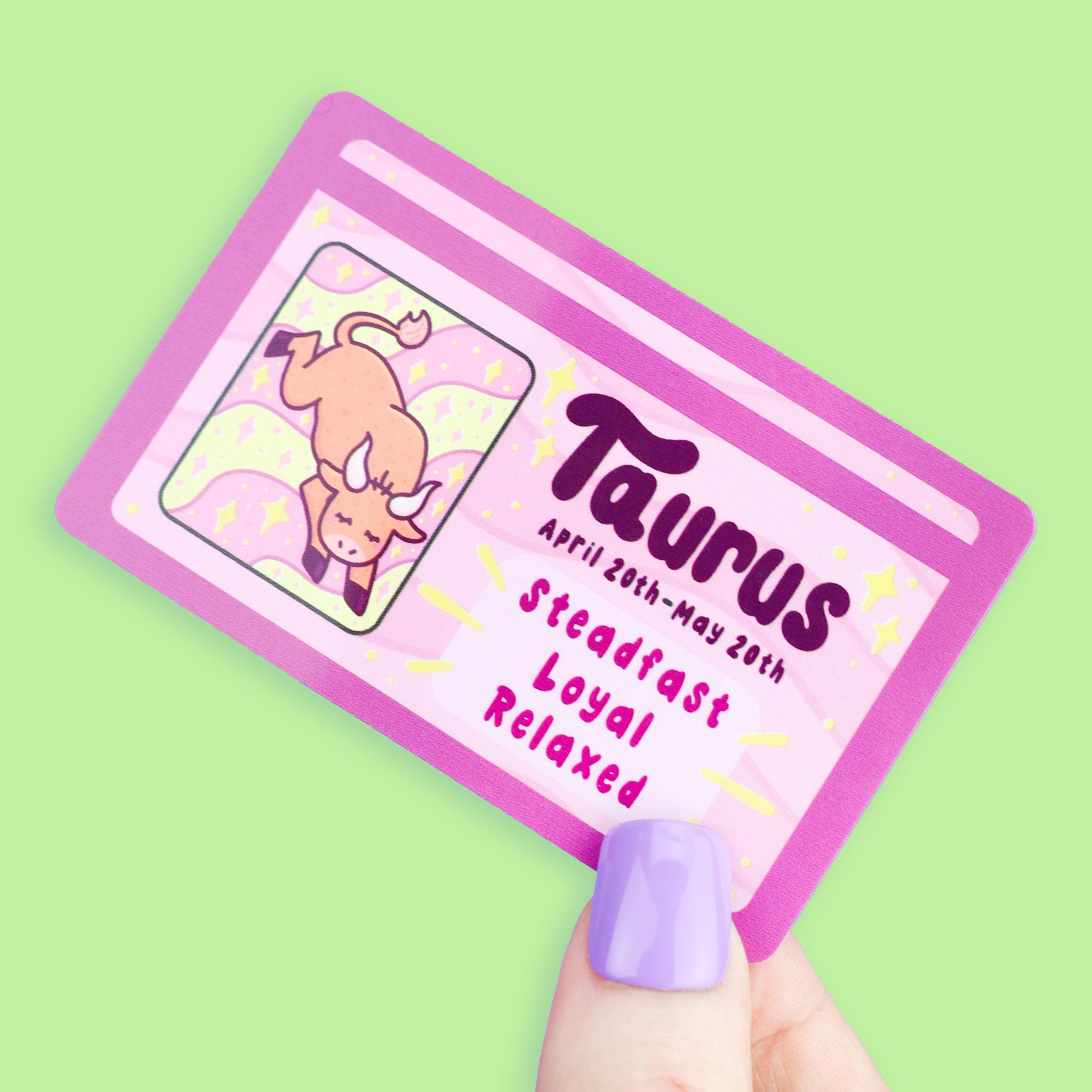 Taurus Zodiac Fake Drivers License