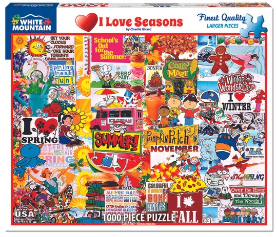 I Love Seasons - 1000pc Puzzle