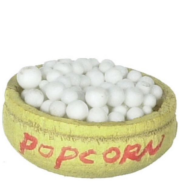 Bowl of Dollhouse Miniature Popcorn