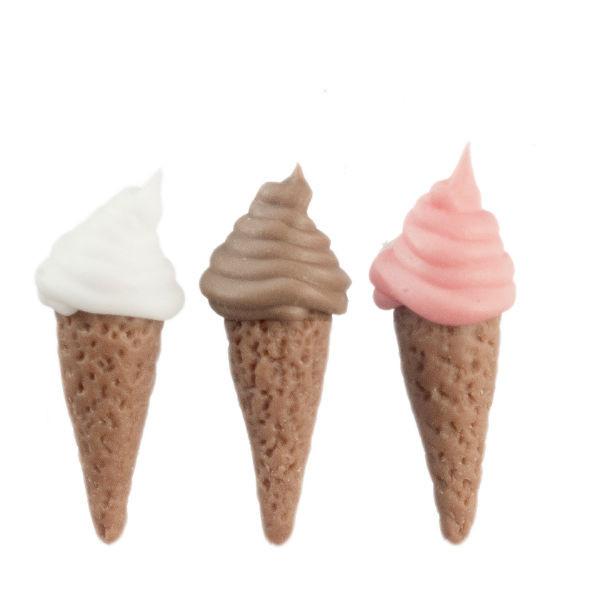 Dollhouse Miniature Ice Cream Cones