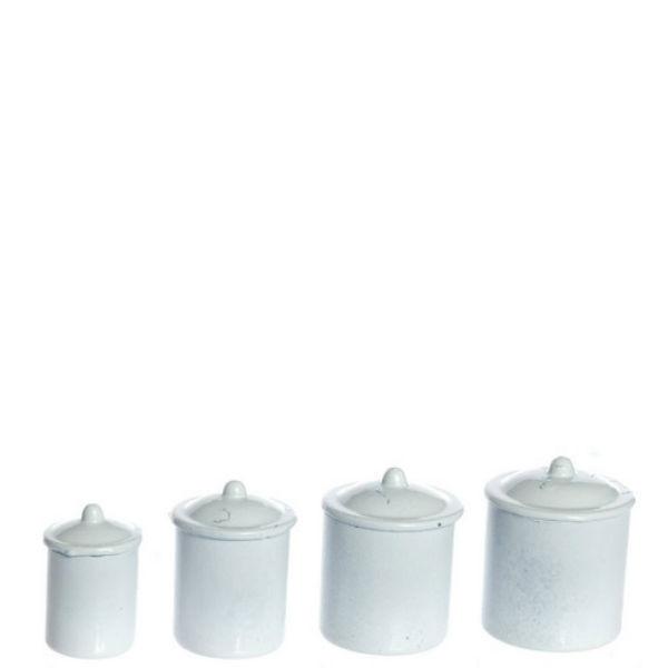 Dollhouse Miniature Canister Set
