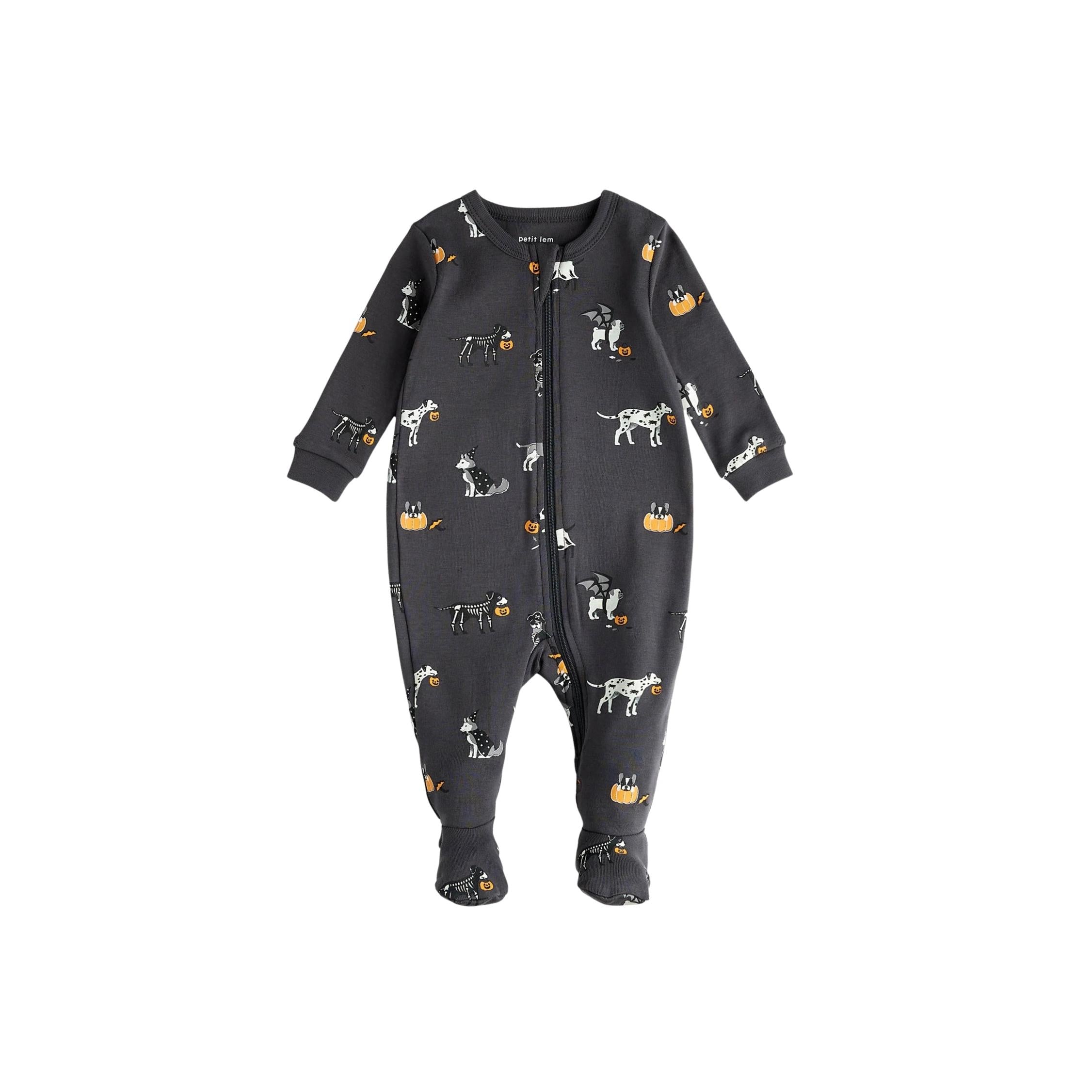 Howl-oween Print Footie